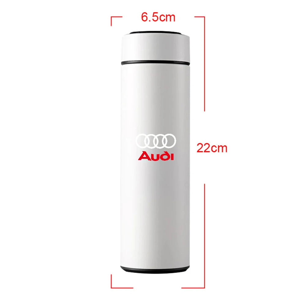 Thermos Bottle Smart Mug Temperature Display 304 Stainless Steel Vacuum Insulated Intelligent Cup for Audi Sline A4 B8 A3 8P A6L