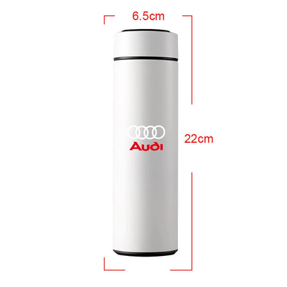 Thermos Bottle Smart Mug Temperature Display 304 Stainless Steel Vacuum Insulated Intelligent Cup for Audi Sline A4 B8 A3 8P A6L