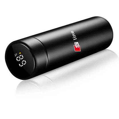 Thermos Bottle Smart Mug Temperature Display 304 Stainless Steel Vacuum Insulated Intelligent Cup for Audi Sline A4 B8 A3 8P A6L